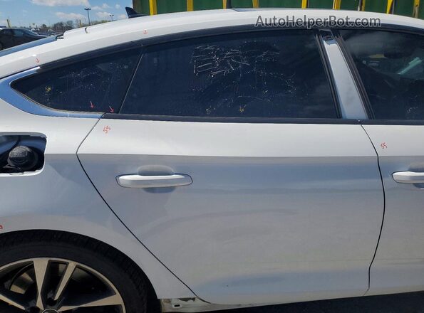 WAUC4CF50PA042739 2023 AUDI S5 White უკანა სავარძლების ხედი