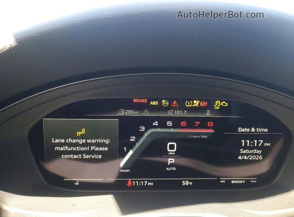 WAUC4CF50PA042739 2023 AUDI S5 White ხელსაწყოთა პანელის ხედი
