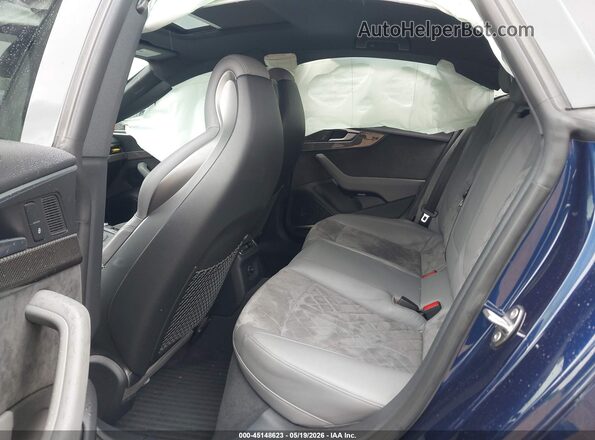 WAUC4CF55JA039987 2018 AUDI S5 Blue Вид наклейки з VIN-кодом