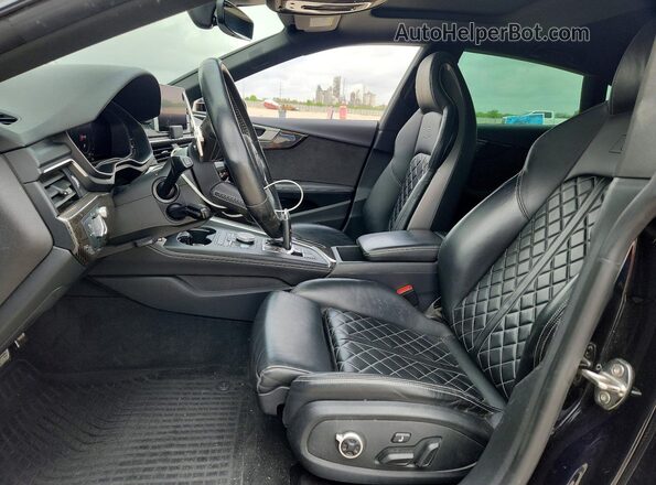 WAUC4CF55KA080573 2019 AUDI S5 Black Widok wnętrza z przodu