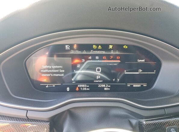 WAUC4CF55MA049066 2021 AUDI S5 Green Widok zestawu wskaźników