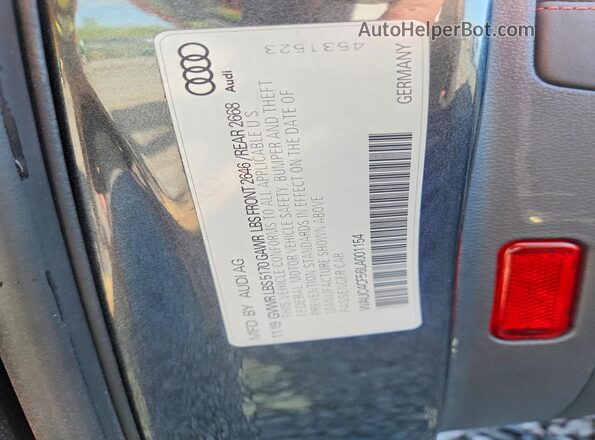 WAUC4CF56LA001154 2020 AUDI S5 Gray Widok komory silnika