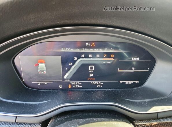 WAUC4CF56LA001154 2020 AUDI S5 Gray Widok zestawu wskaźników