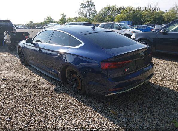 WAUC4CF59JA072071 2018 AUDI S5 Blue Задня ліва чверть