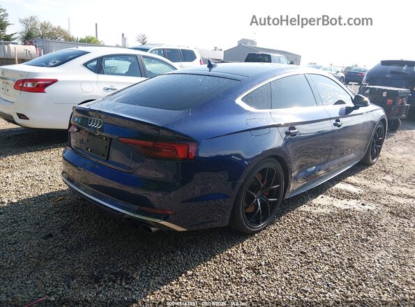 WAUC4CF59JA072071 2018 AUDI S5 Blue Задня права чверть