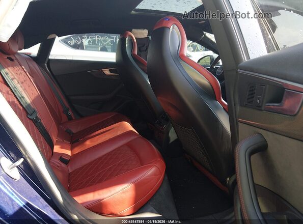 WAUC4CF59JA072071 2018 AUDI S5 Blue Вид наклейки з VIN-кодом