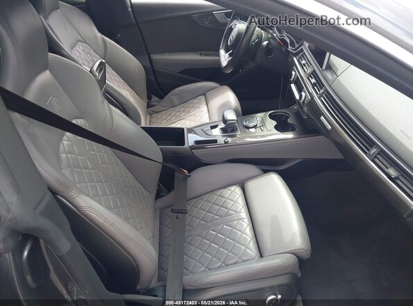 WAUC4CF59JA092532 2018 AUDI S5 Gray Widok wnętrza z przodu