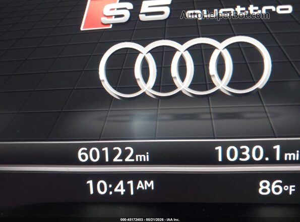 WAUC4CF59JA092532 2018 AUDI S5 Gray 