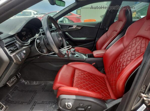 WAUC4CF59JA103433 2018 AUDI S5 Charcoal Front interior view