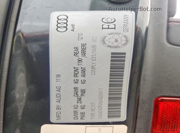 WAUC4CF5XKA020577 2019 AUDI S5 Gray Widok komory silnika