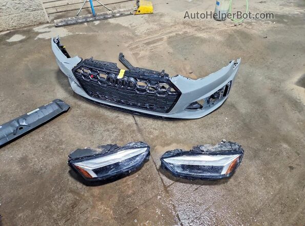 WAUC4CF5XNA011978 2022 AUDI S5 Gray Widok komory silnika
