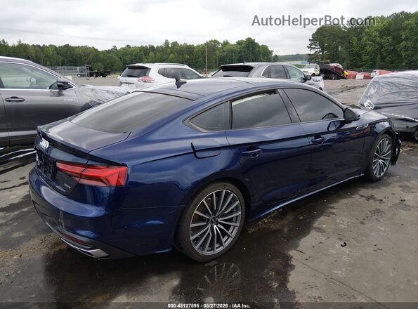 WAUCBCF52NA005887 2022 AUDI A5 Blue Rear right