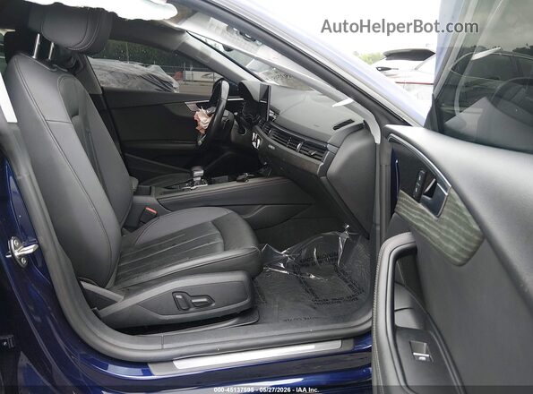 WAUCBCF52NA005887 2022 AUDI A5 Blue Front interior view