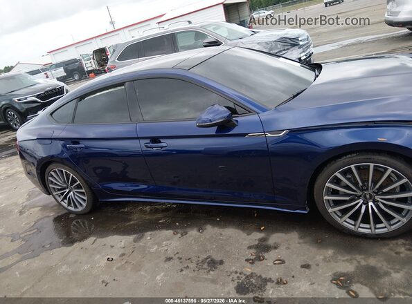 WAUCBCF52NA005887 2022 AUDI A5 Blue Rear interior view