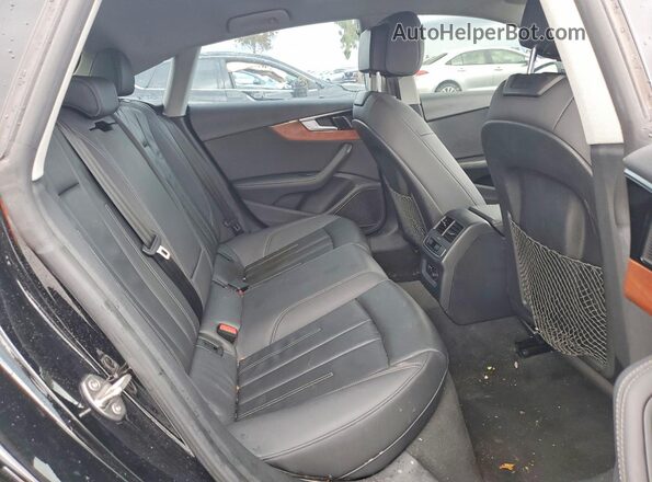 WAUCBCF54NA003512 2022 AUDI A5 Black უკანა სავარძლების ხედი