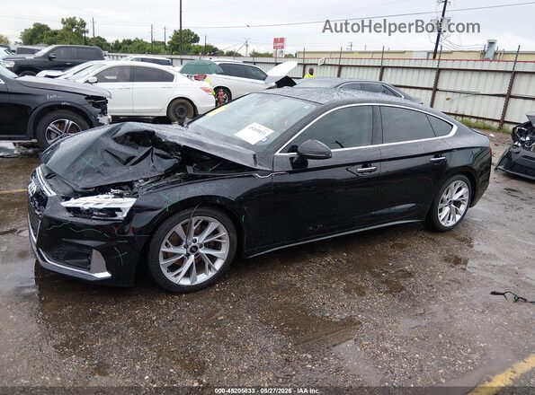 WAUCBCF5XNA034179 2022 AUDI OTHER Black Առջևի ձախ երեք քառորդ տեսարան