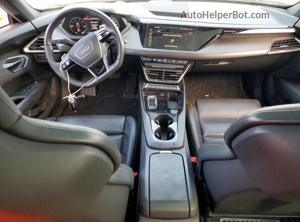 WAUCJBFW8R7003716 2024 AUDI E-TRON Gray Вид панелі приладів