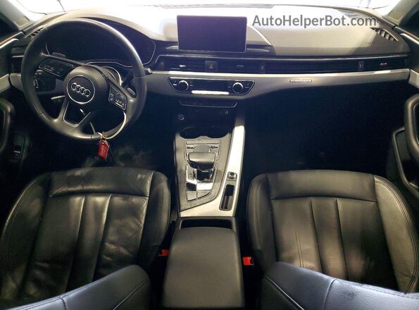 WAUCNAF42KA007895 2019 AUDI A4 Белый Вид панели приборов