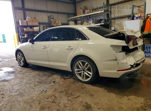 WAUCNAF42KA007895 2019 AUDI A4 Белый Задняя левая четверть