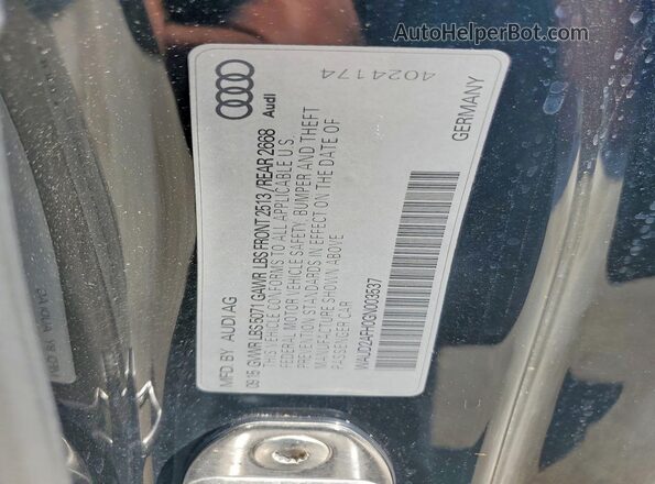 WAUD2AFH0GN003537 2016 AUDI A5 Black Engine compartment view