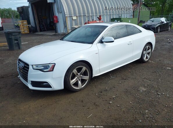 WAUD2AFR2GA039925 2016 AUDI A5 White Առջևի ձախ երեք քառորդ տեսարան