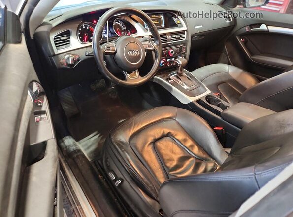 WAUD2AFR3GA003032 2016 AUDI A5 Black Вид панелі приладів