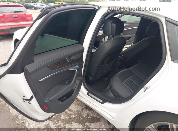 WAUD3AF20MN046697 2021 AUDI A6 White VIN კოდის სტიკერის ხედი