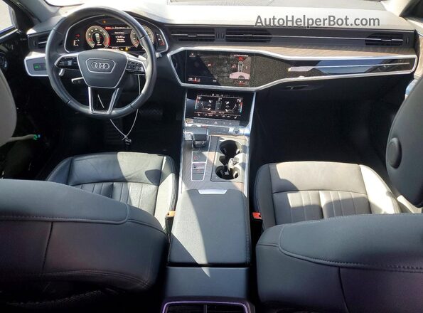 WAUD3BF2XNN058587 2022 AUDI A6 Black Առջևի վահանակի տեսք