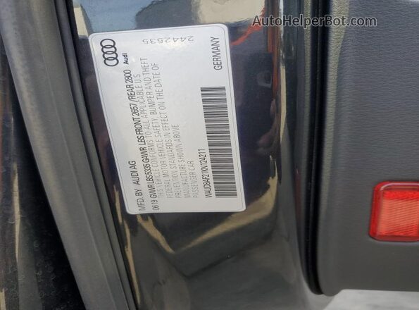 WAUD8AF21KN124211 2019 AUDI A6 Серебряный Вид подкапотного пространства