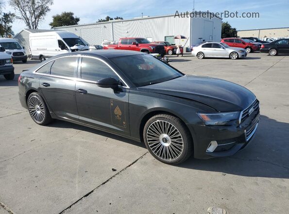 WAUD8AF21KN124211 2019 AUDI A6 Серебряный Передняя правая четверть