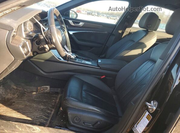 WAUD8AF28KN128952 2019 AUDI A6 Black Front interior view