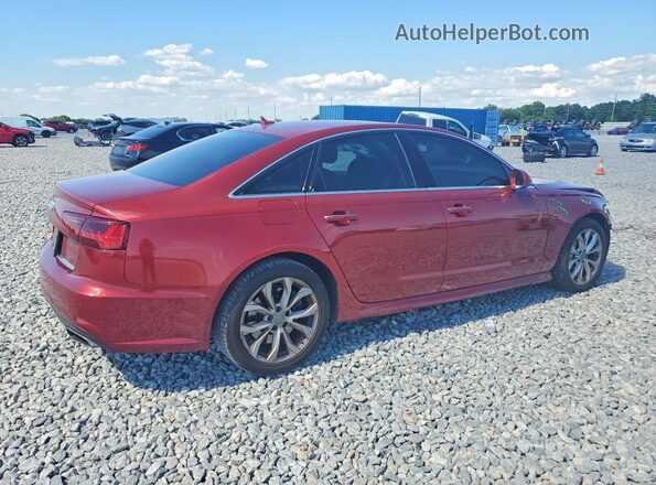 WAUD8AFCXHN039238 2017 AUDI A6 Red Trasero derecho