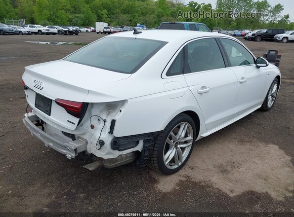 WAUDAAF42NN005173 2022 AUDI A4 White უკანა მარჯვენა