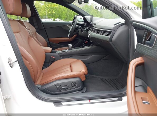 WAUDAAF42NN005173 2022 AUDI A4 White წინა სალონის ხედი