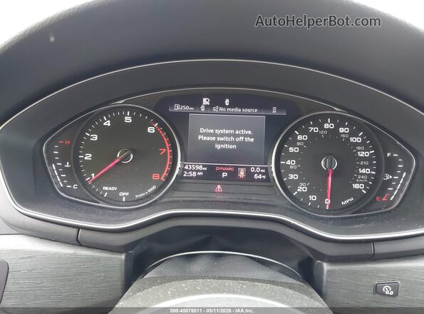 WAUDAAF42NN005173 2022 AUDI A4 White უკანა სავარძლების ხედი