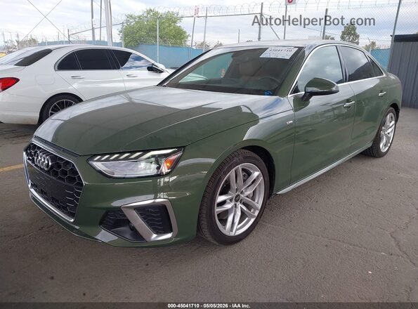 WAUDAAF45RN010633 2024 AUDI OTHER Green Vista tres cuartos delantera izquierda