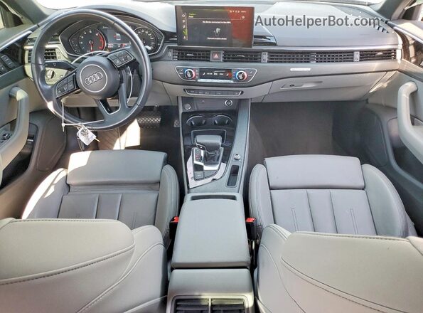 WAUDAAF46MA024637 2021 AUDI A4 Blue Вид панелі приладів