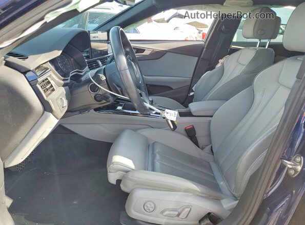 WAUDAAF46MA024637 2021 AUDI A4 Blue Вид салону спереду