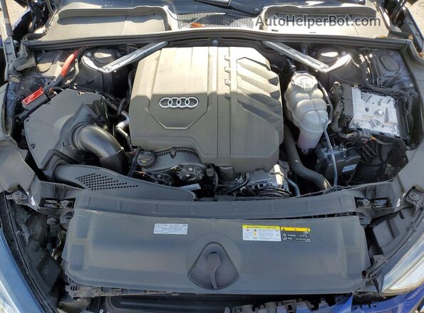 WAUDAAF46MA024637 2021 AUDI A4 Blue Вид задньої частини салону