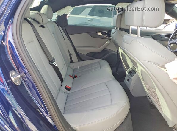WAUDAAF46MA024637 2021 AUDI A4 Blue Вид задніх сидінь