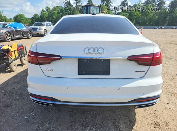 WAUDAAF4XPN022032 2023 AUDI A4 White Widok z tyłu