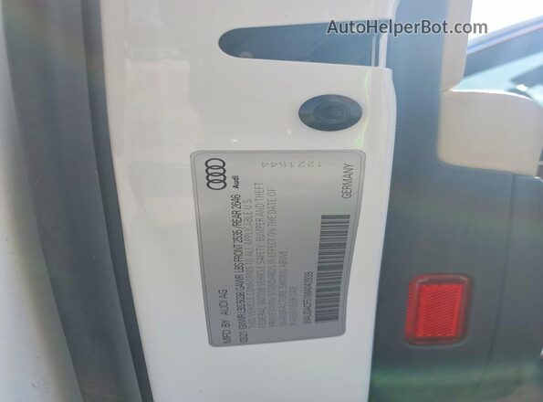 WAUDACF51MA043939 2021 AUDI A5 White ძრავის განყოფილების ხედი