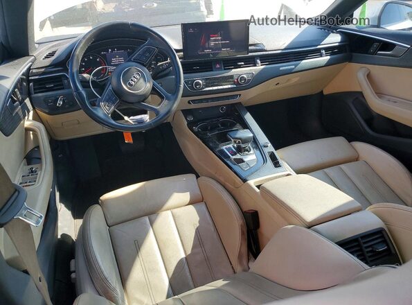 WAUDACF51MA043939 2021 AUDI A5 White წინა პანელის ხედი