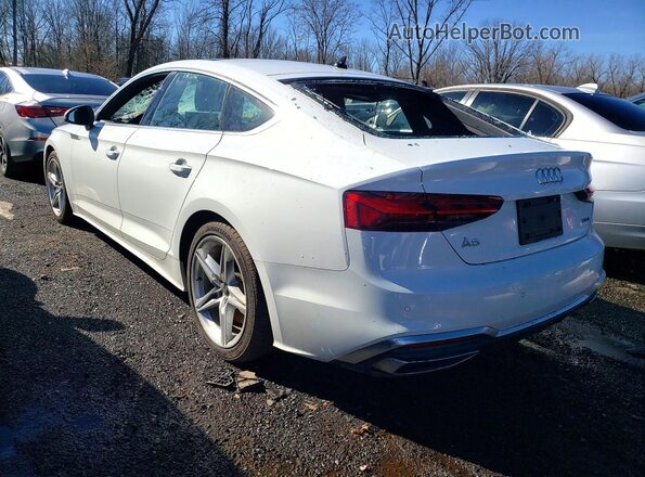 WAUDACF53MA039102 2021 AUDI A5 White უკანა მარცხენა
