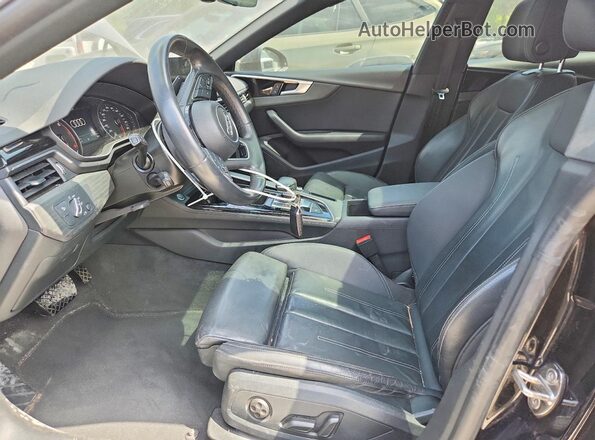 WAUDACF53NA008997 2022 AUDI A5 Black Widok wnętrza z przodu