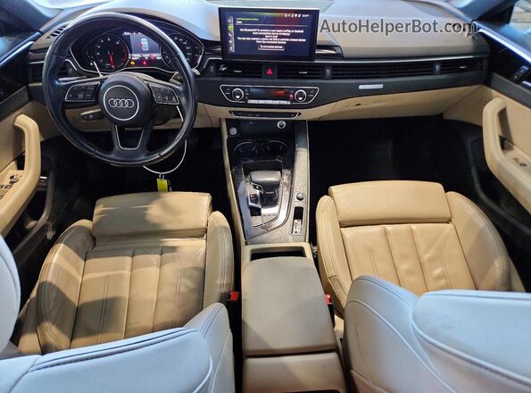 WAUDACF54MA015889 2021 AUDI A5 White Առջևի վահանակի տեսք