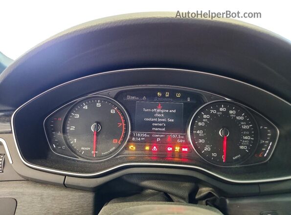 WAUDACF54MA015889 2021 AUDI A5 White Սարքավորումների վահանակի տեսք
