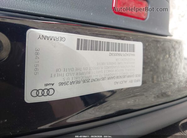 WAUDACF57MA005342 2021 AUDI OTHER Red Вид підкапотного простору