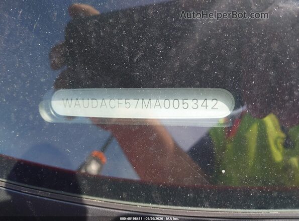 WAUDACF57MA005342 2021 AUDI OTHER Red 