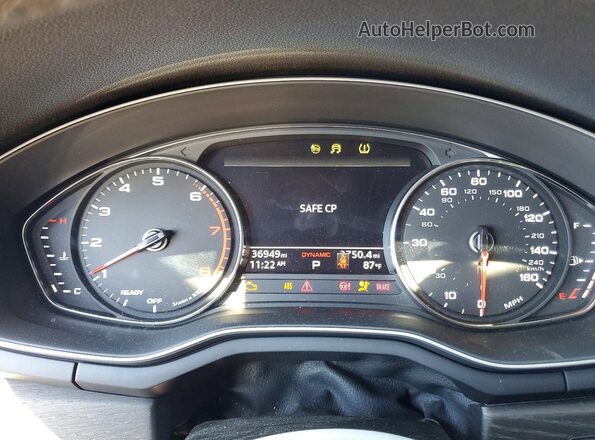 WAUDACF58RA045694 2024 AUDI A5 Black Widok zestawu wskaźników